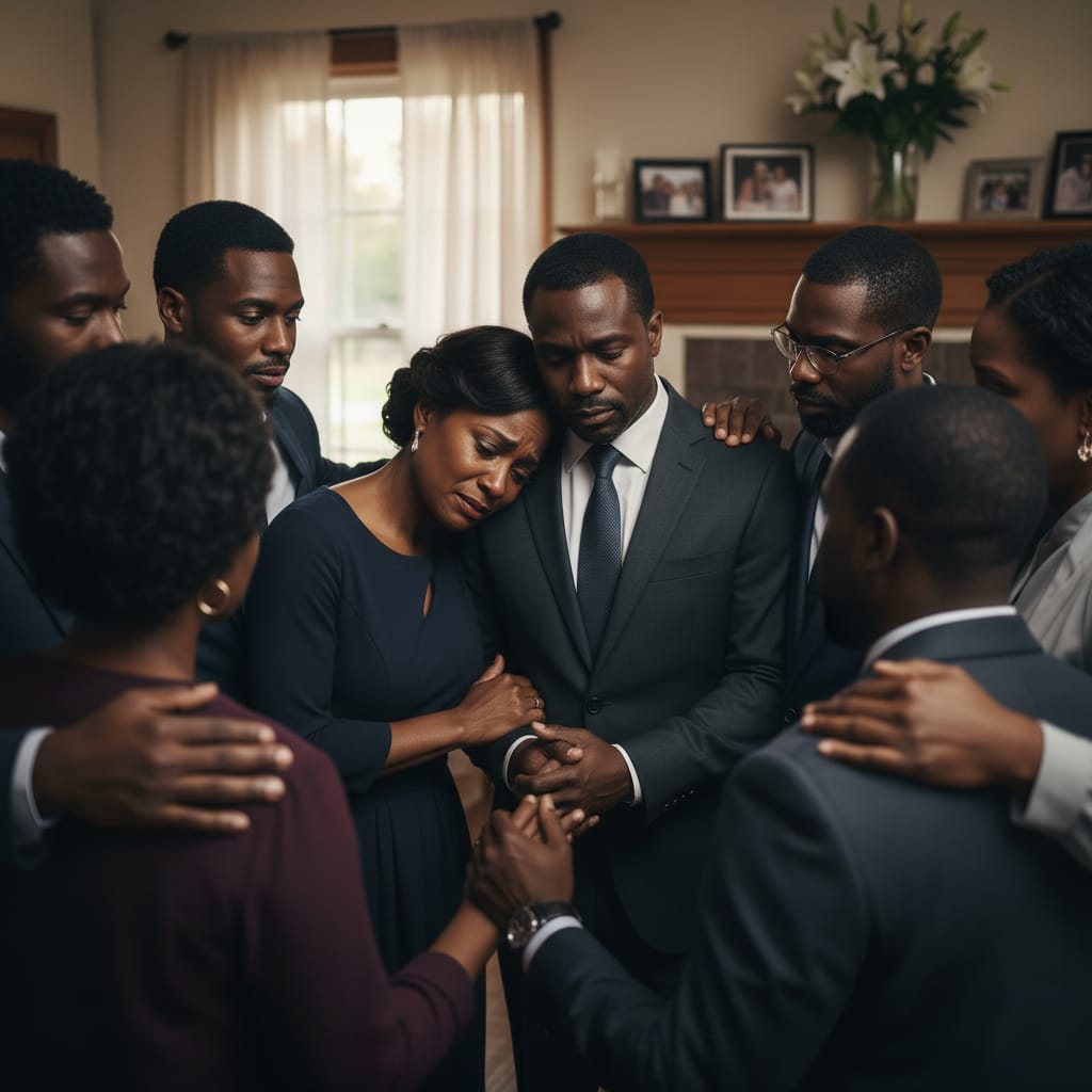 Modern office with a team working